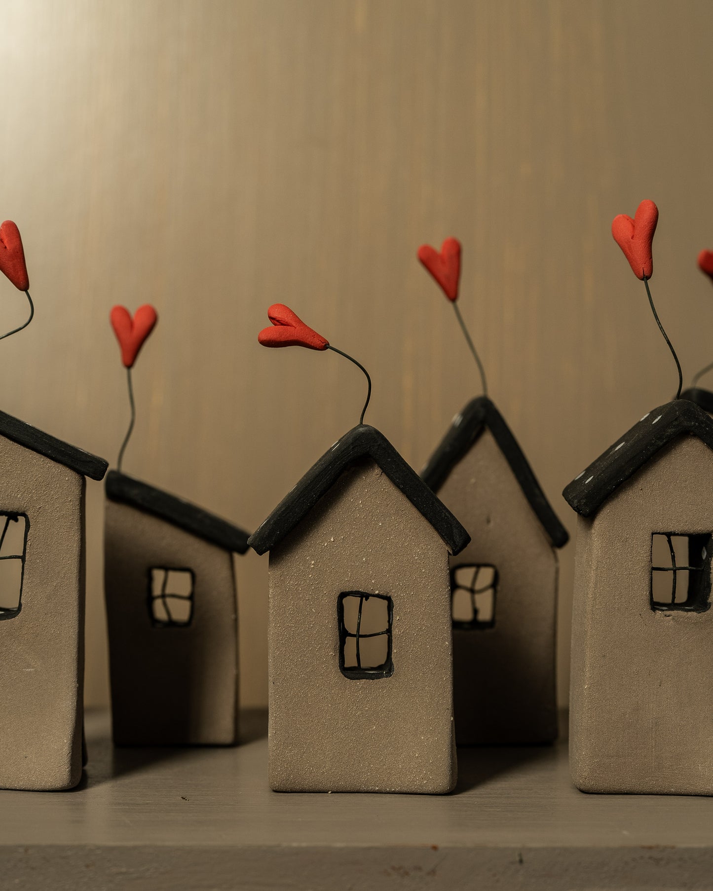 mini Heart-Topped Home