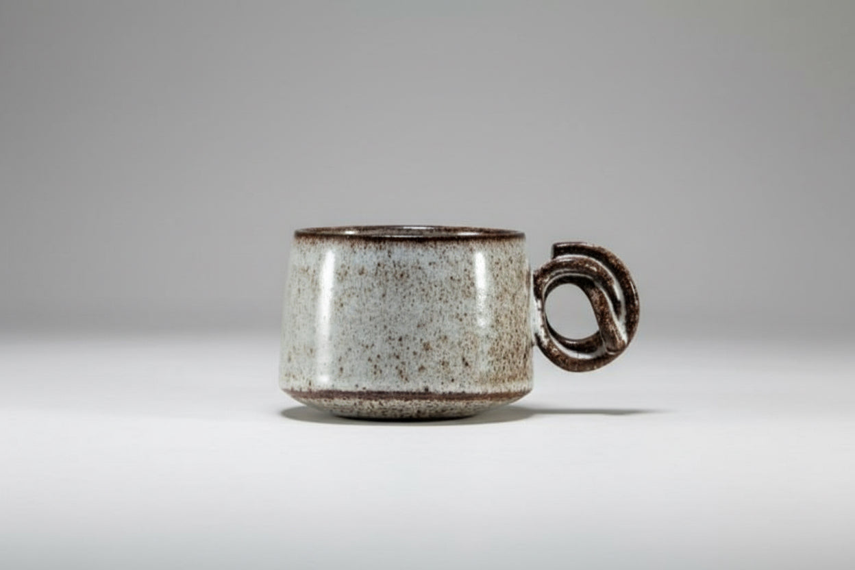 - White - Knot Ceramic Cup