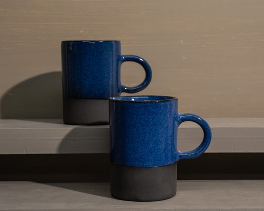 - Blue Black  - Cylinder Mug
