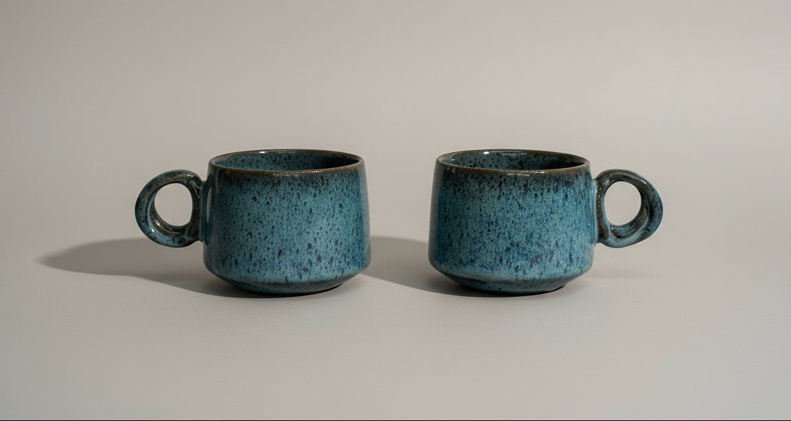 - Blue Cave - Knot Ceramic Cup