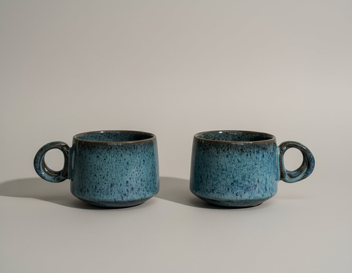 - Blue Cave - Knot Ceramic Cup