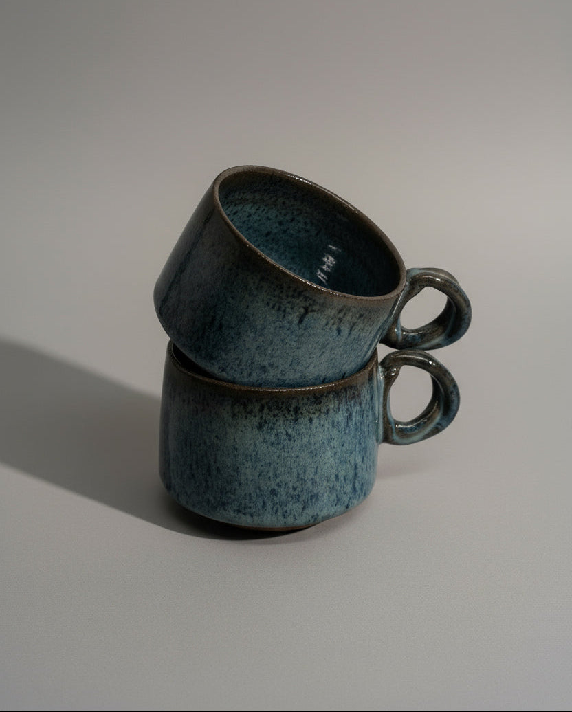 - Blue Cave - Knot Ceramic Cup