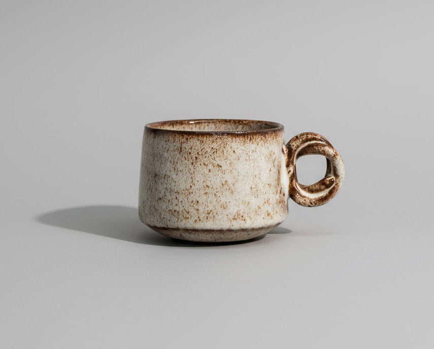 - White - Knot Ceramic Cup