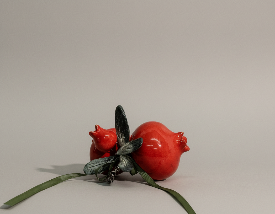 Branch of Pomegranates | Charms - Christmas Decor -