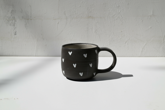 - Black - Hearts Mug