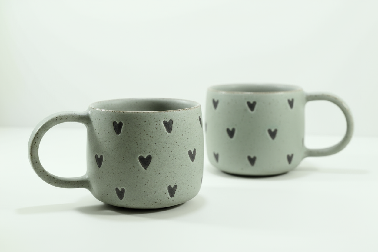- Frozen Green - Hearts Mug