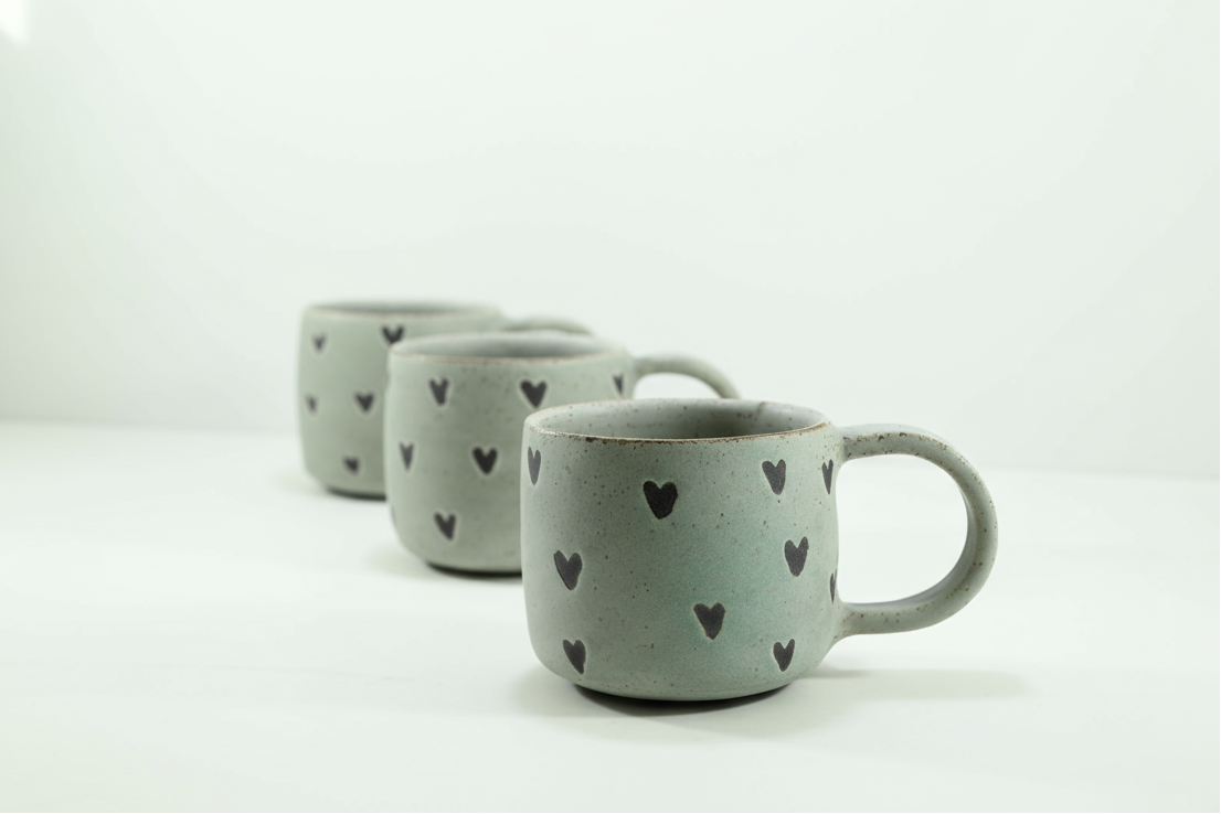 - Frozen Green - Hearts Mug