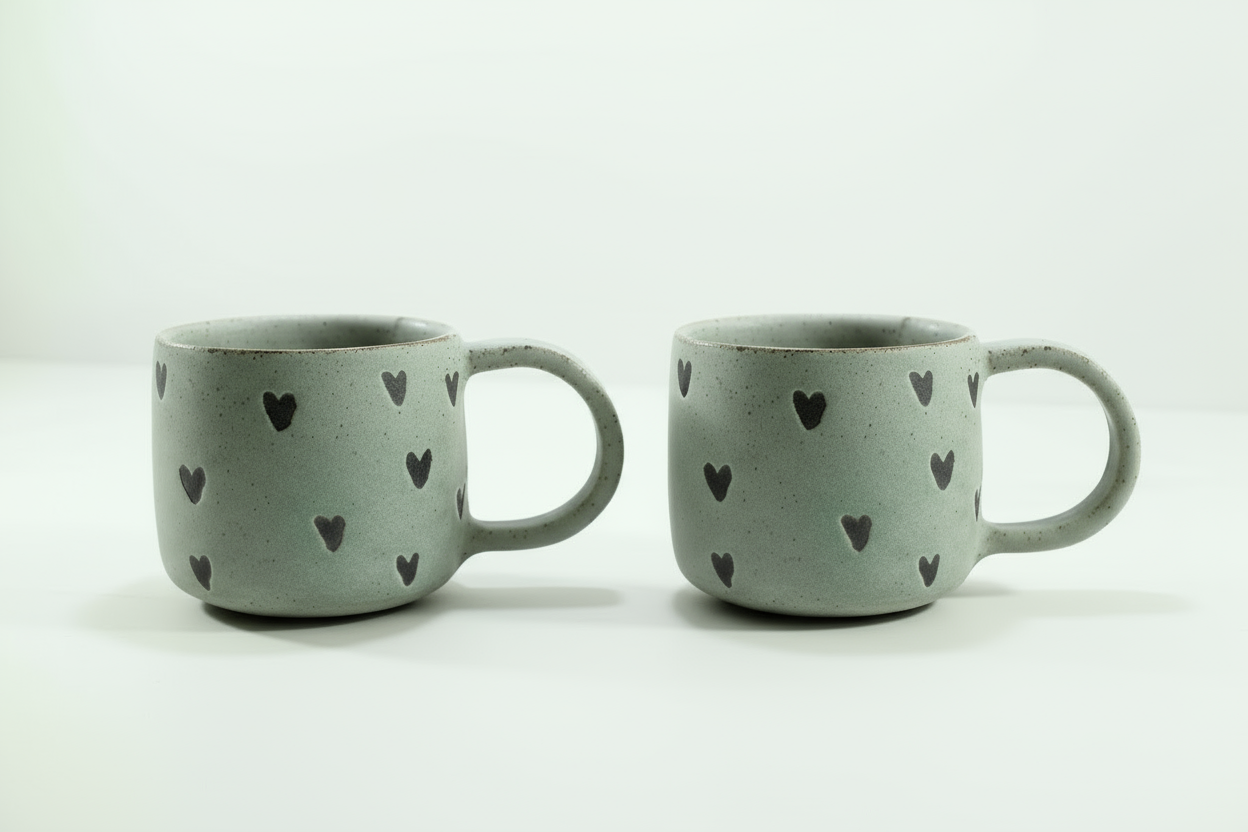 - Frozen Green - Hearts Mug